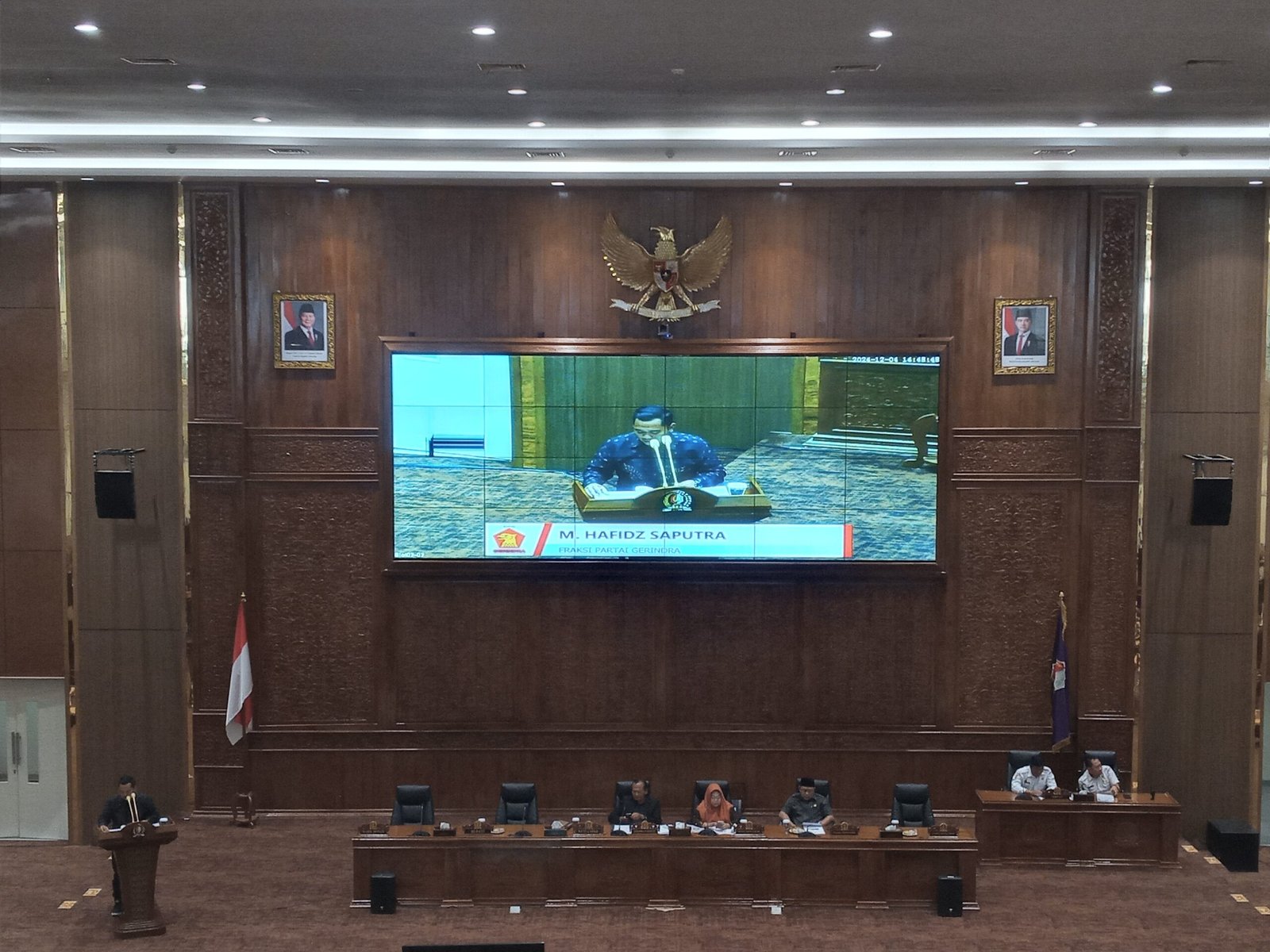 Pembacaan pandangan umum dari Fraksi Gerindra