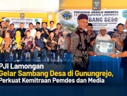Sambang Desa PJI Lamongan, Media dan Pemdes Bersatu Lawan Hoaks