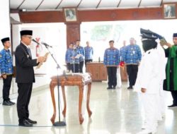 Bupati Bojonegoro, Melantik Lima Kepala Desa Pengganti Antar Waktu (PAW) Kabupaten Bojonegoro Tahun 2026