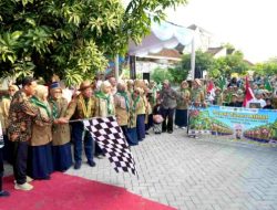 Pawai Akbar Tunas Athfal 2026 yang digelar Pimpinan Daerah Ikatan Guru Aisyiyah Bustanul Athfal (PD IGABA) Kabupaten Bojonegoro