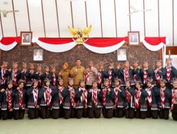 Sebanyak 32 Pramuka Penggalang Terbaik Kabupaten Bojonegoro Ikuti Jambore Nasional